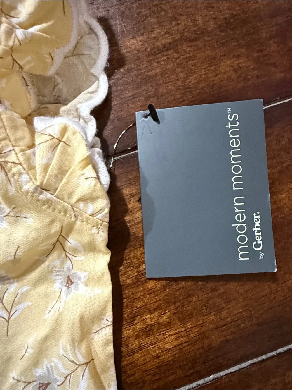 Gerber Yellow Floral Ruffle Bloomer Outfit